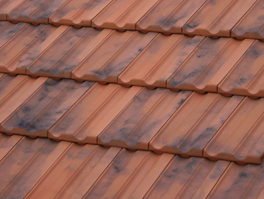 Teja cerámica plana TECHNICA-10 9 Teja ceramica plana technica 10 Rojo musgo