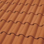 Teja curva talon 50 45 Cristal Rojo