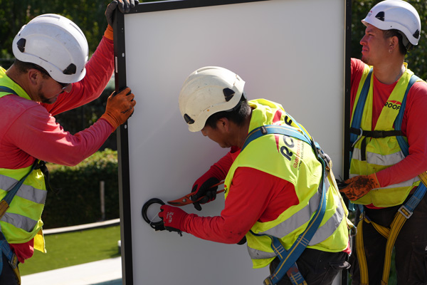 rehabilitacoin de tejados roofs trabajadores