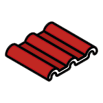 tejas ceramicas curbiertas y ejados