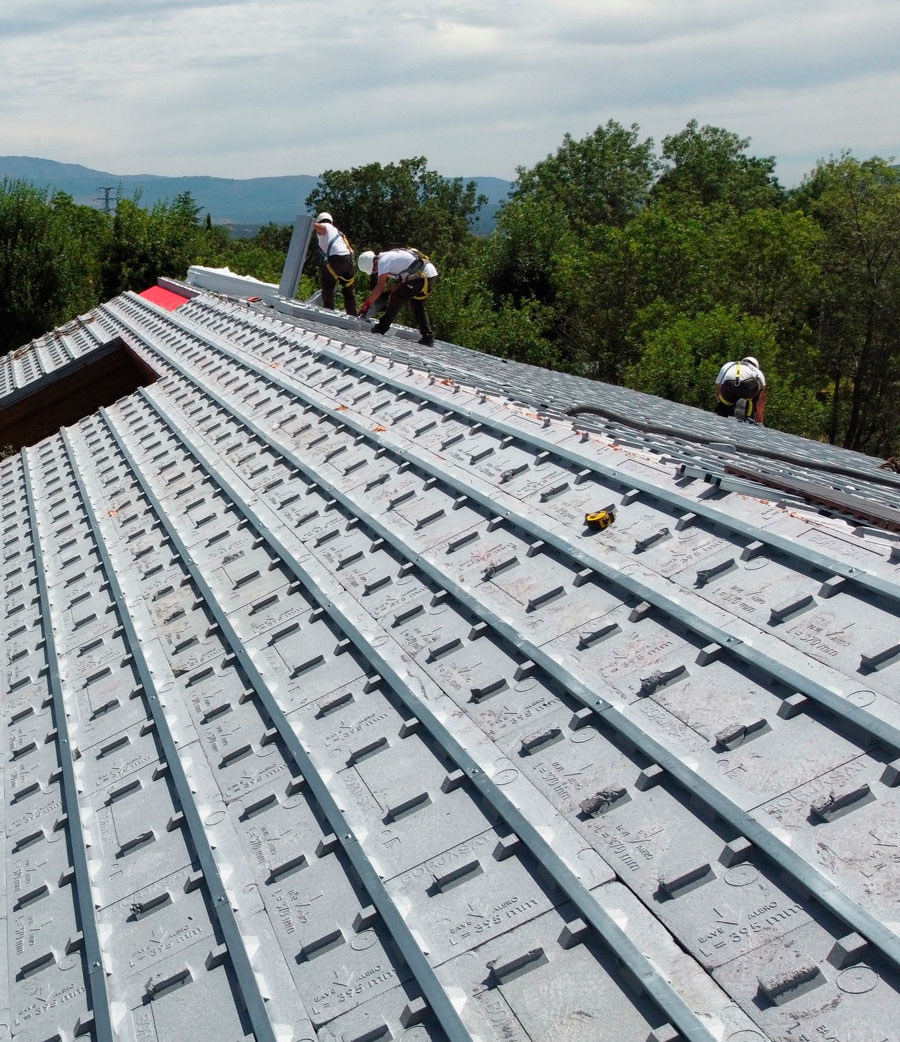 Instalación de tejados y cubiertas, aislamiento