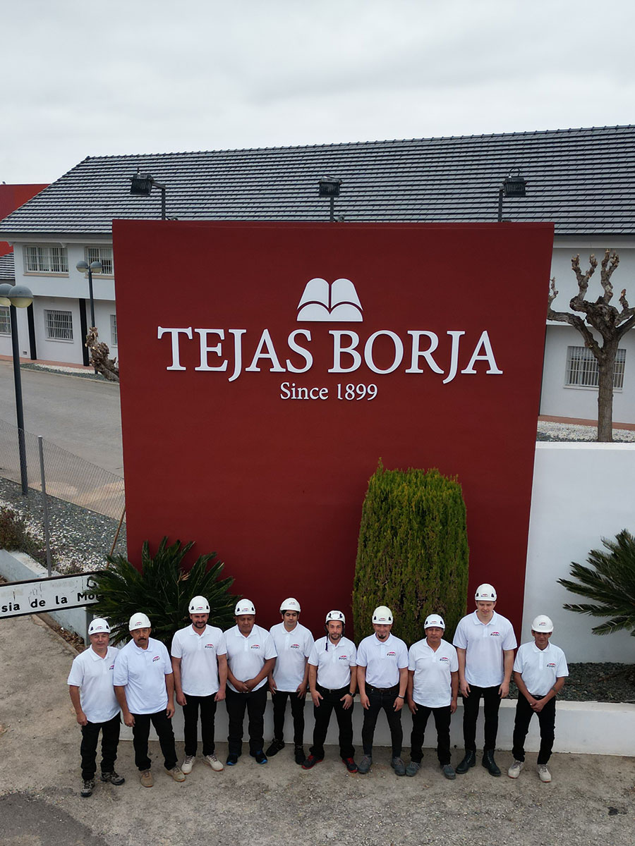 Reparación tejados tejas Borja