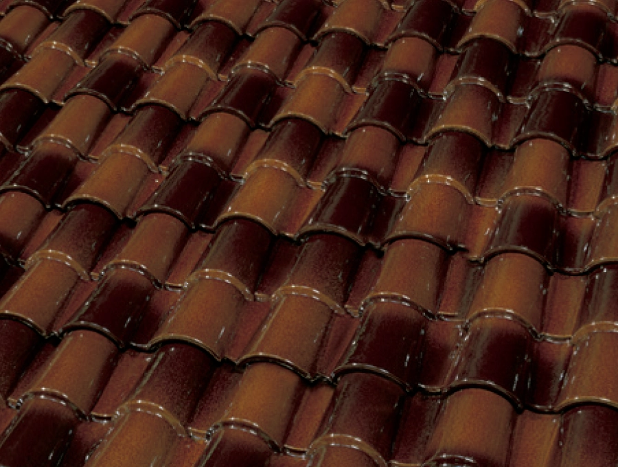 Teja cerámica mixta TB-4 13 BorjaDECOR - Irisado - Mocca