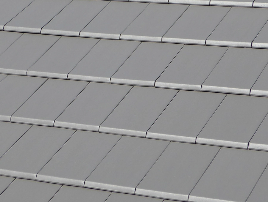 Teja cerámica plana FLAT-10 5 BorjaLINE - Monocolor - MidGray